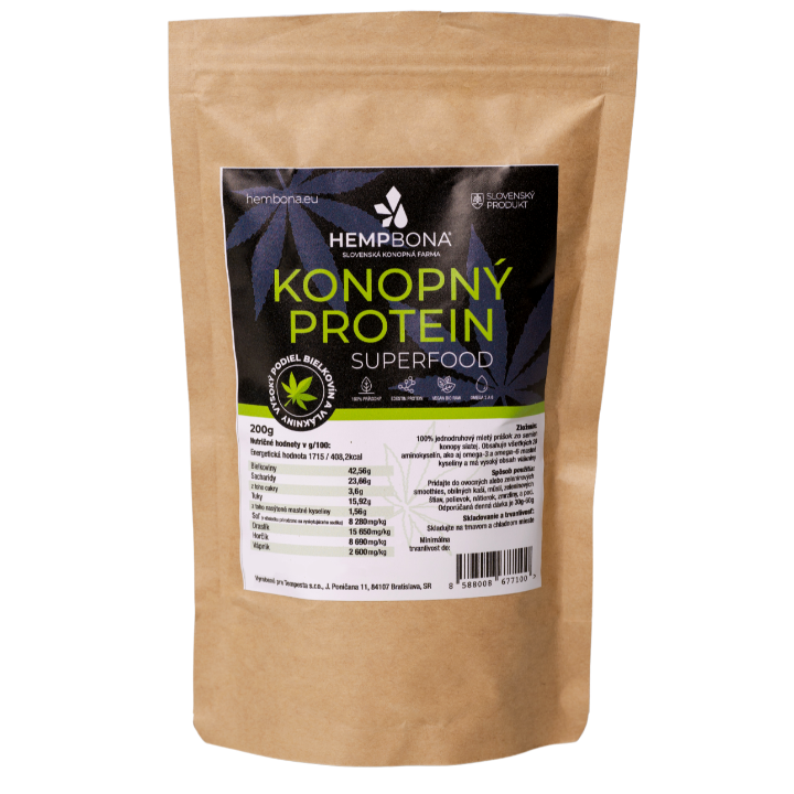 Konopný protein 200g