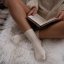Hemp socks | Unisex | Breathable | Antibacterial | white - Size: 36-39