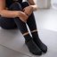 Konopné ponožky | Unisex | Priedušné | Antibakteriálne | čierne - Veľkosť: 36-39
