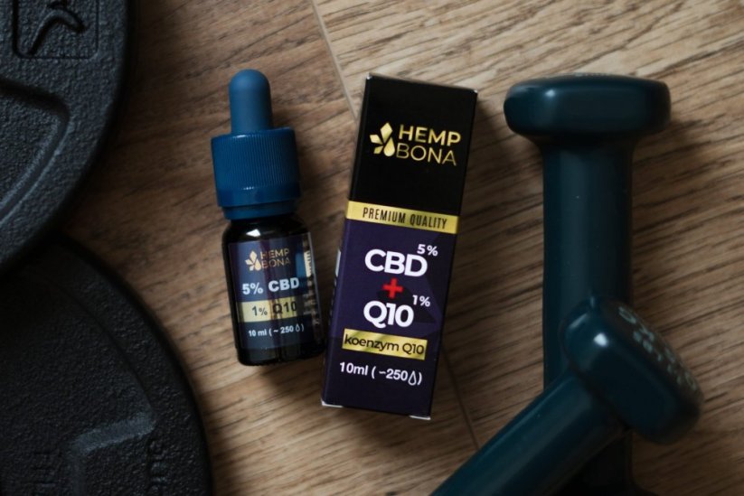 CBD 5% olej s Q10 Full spectrum 10ml