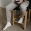 Hemp socks | Unisex | Breathable | Antibacterial | white - Size: 36-39