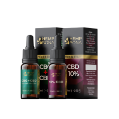 CBGCBD 15% oil Full spectrum 10ml + CBD 10% oil Full spectrum 10ml