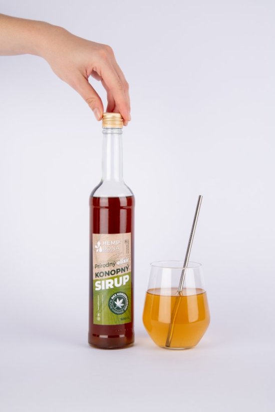 Konopný sirup 0,5 l