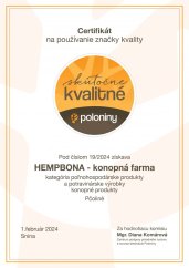Cold-pressed hemp oil 250ml