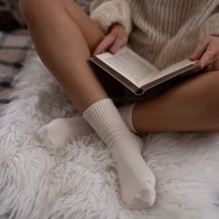 Hemp socks | Unisex | Breathable | Antibacterial | white