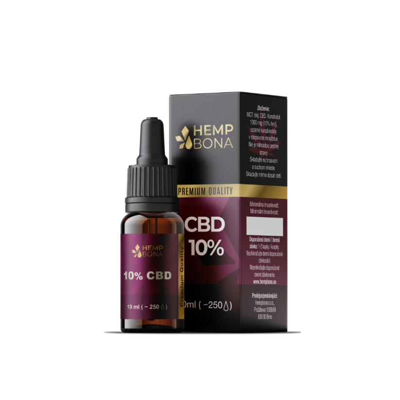 CBD olej 10% Full spectrum 10ml